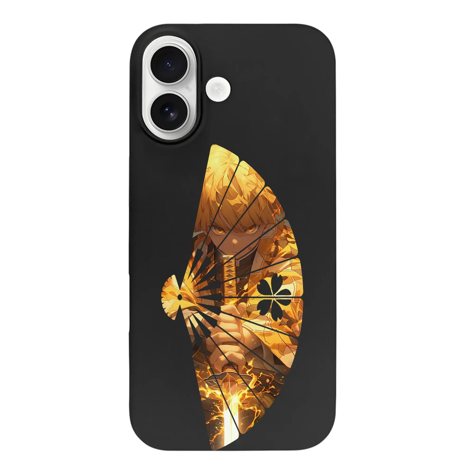 鬼滅の刃 グッズ,我妻 善逸 - iPhone 17 シリーズ シリコンケース 薄型 耐衝撃 指紋防止 ソフトタッチカバー 精密フィット 傷防止 保護ケース iPhone 17/17 Air/17 Pro/17 Pro Max 対応